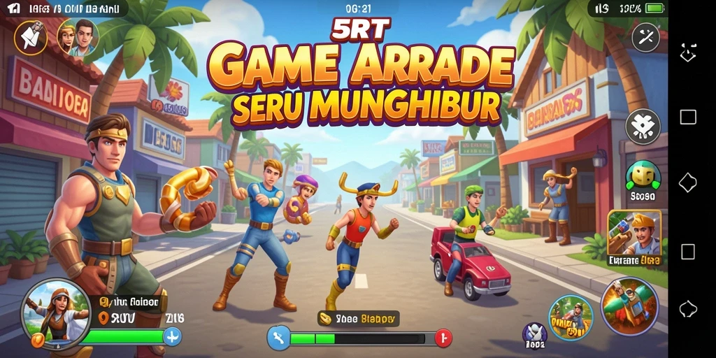 Tampilan gameplay seru dari 5RT yang menantang.