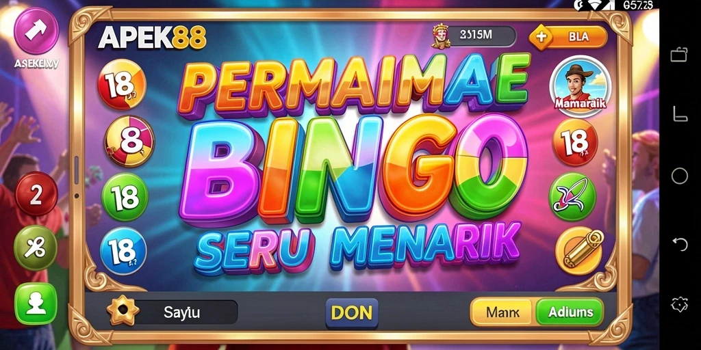 Tampilan menarik dan gameplay intens permainan Bingo APEK88.