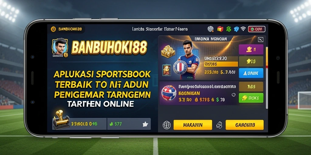 Tampilan gameplay Sportsbook BANBUHOKI88 yang mengasyikkan dan interaktif.