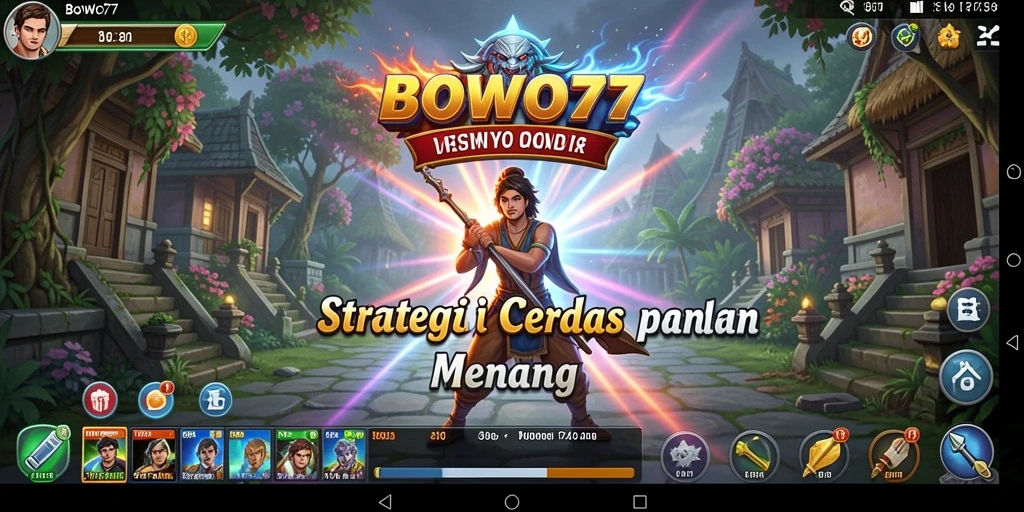 Tampilan menarik dari gameplay strategi BOWO77 dalam aksi.