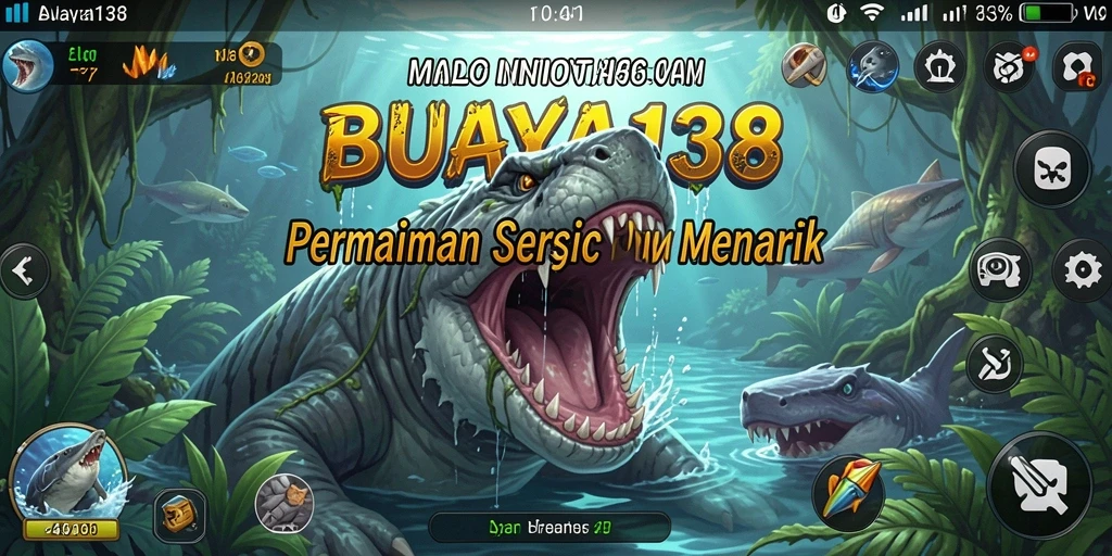 Tampilan gameplay BUAYA138 yang menyenangkan dan interaktif.