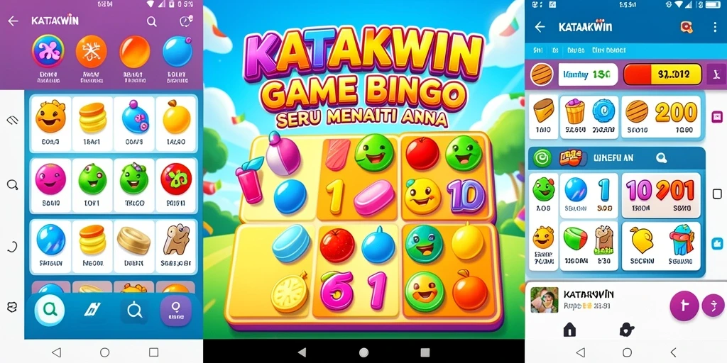 Tampilan seru gameplay Bingo di KATAKWIN