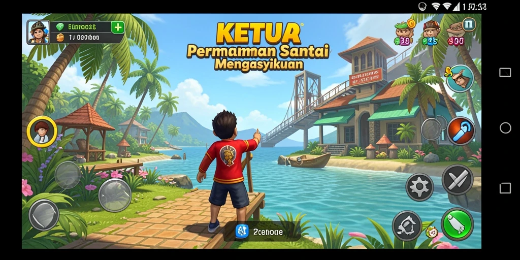 Tampilan gameplay KETUA yang menarik dan menghibur.