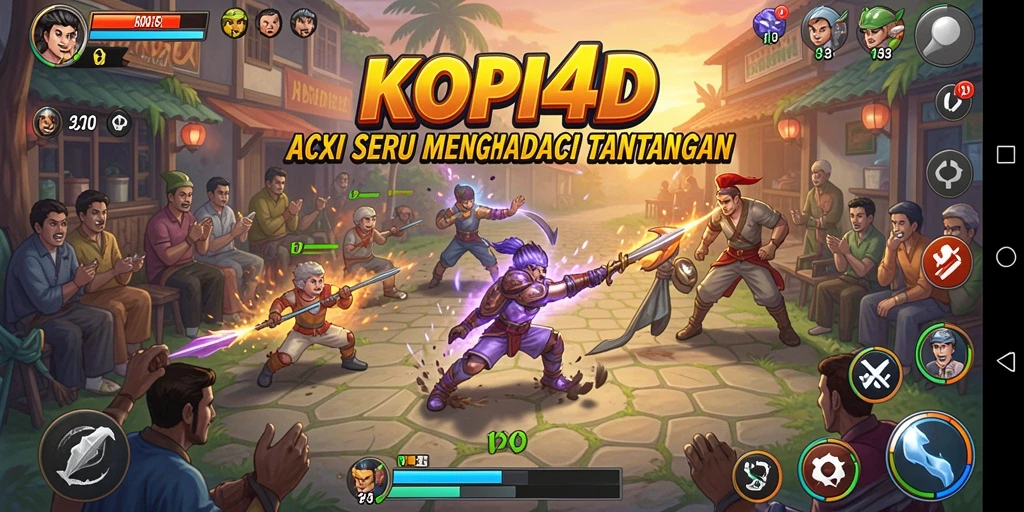 Tampilan gameplay seru dari KOPI4D dengan aksi mendebarkan.