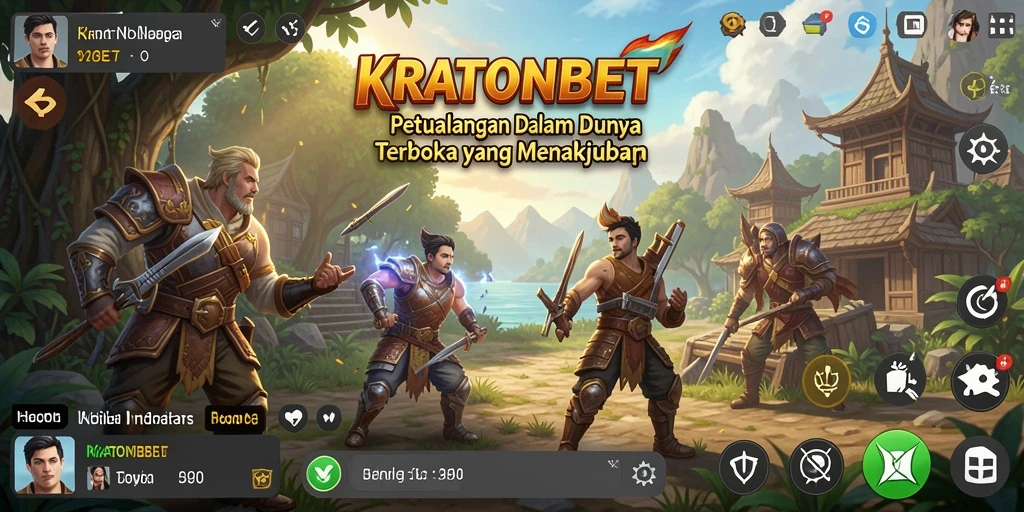 Gameplay seru dalam dunia terbuka yang menakjubkan di KRATONBET.