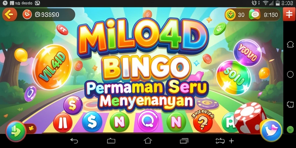 Tampilan gameplay Bingo yang menegangkan di MILO4D.