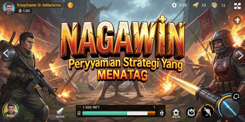 Tampilan gameplay yang menantang di NAGAWIN.