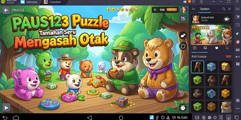 Gameplay menantang dengan berbagai puzzle seru.