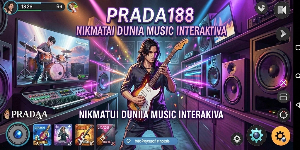 Screenshot gameplay PRADA188 yang menunjukkan interaksi musik yang menarik.