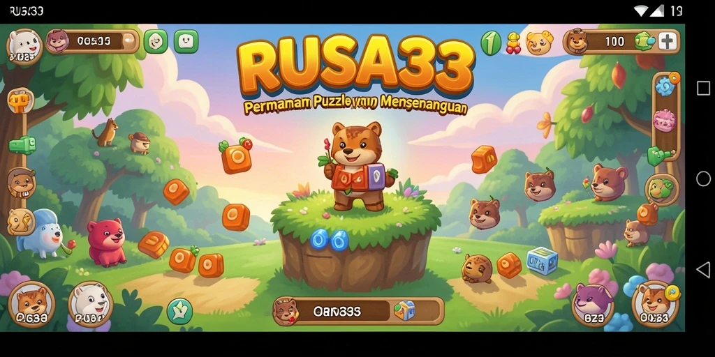 Screenshot gameplay RUSA33 yang menampilkan tantangan puzzle yang menarik.