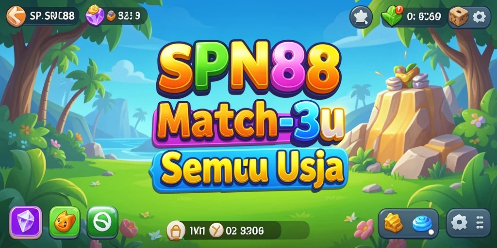 Gameplay SPN88 yang menarik dengan berbagai tantangan Match-3.