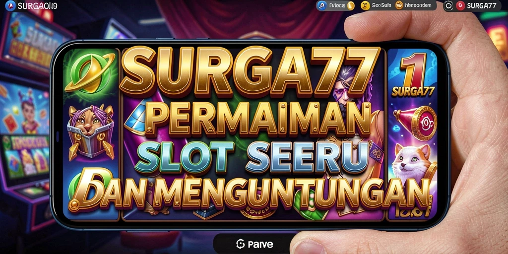Tampilan gameplay slot yang menarik dan penuh warna di SURGA77.